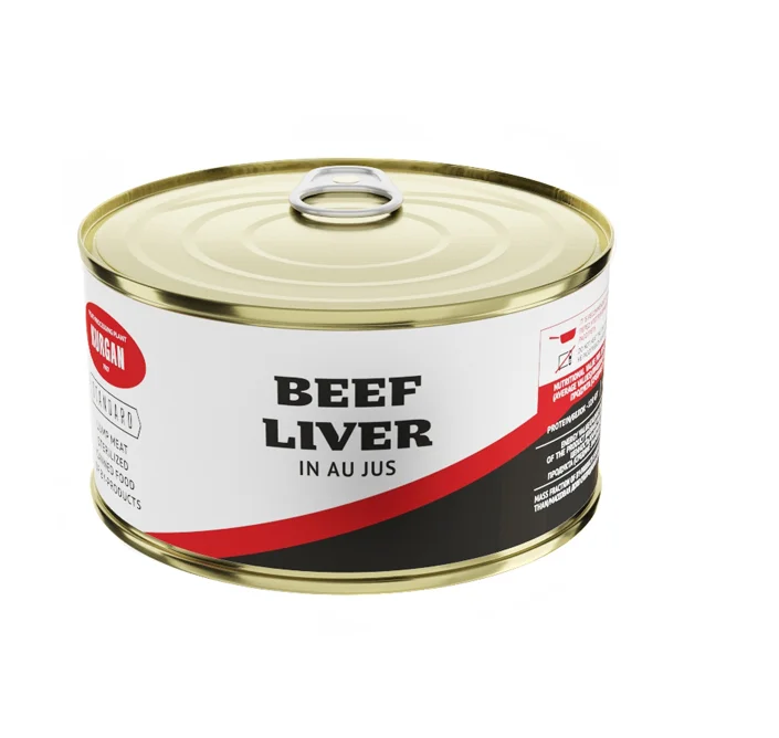 Kurgan Russian Canned Beef Liver Ready To Eat Meat Meal Wholesale