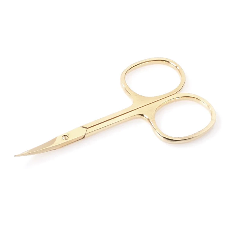 Ножницы для кутикулы черные с башней-нержавеющая сталь-изогнутое режущее лезвие