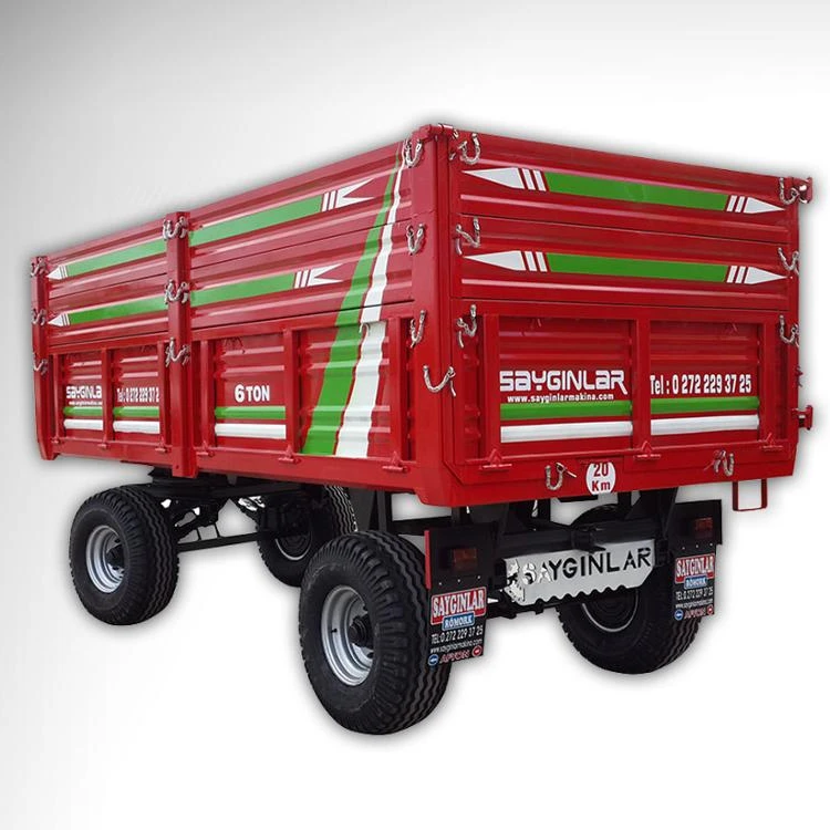 
hydraulic dump farm trailer tractor for transportation 