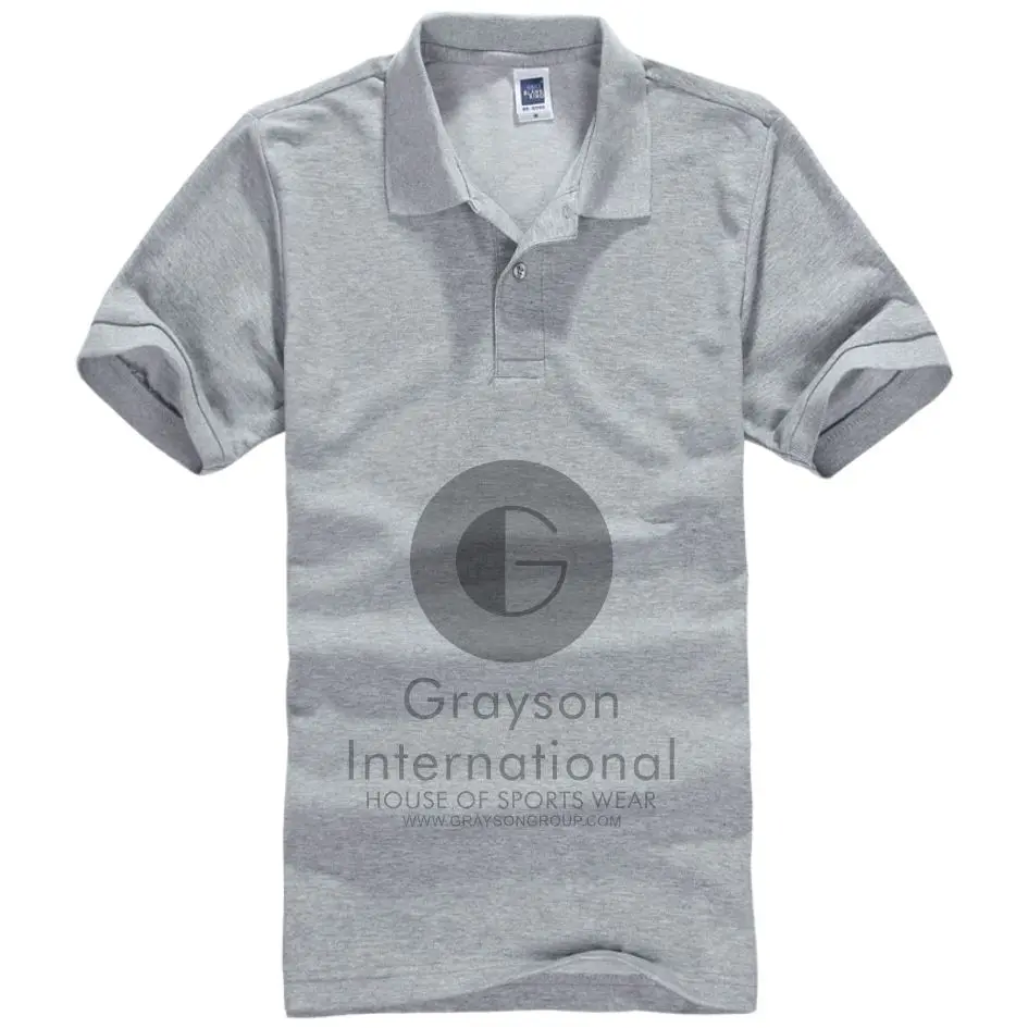  OEM ODM галстук без логотипа чистая белая футболка поло для гольфа рубашка из полиэстера под заказ от Grayson Sports