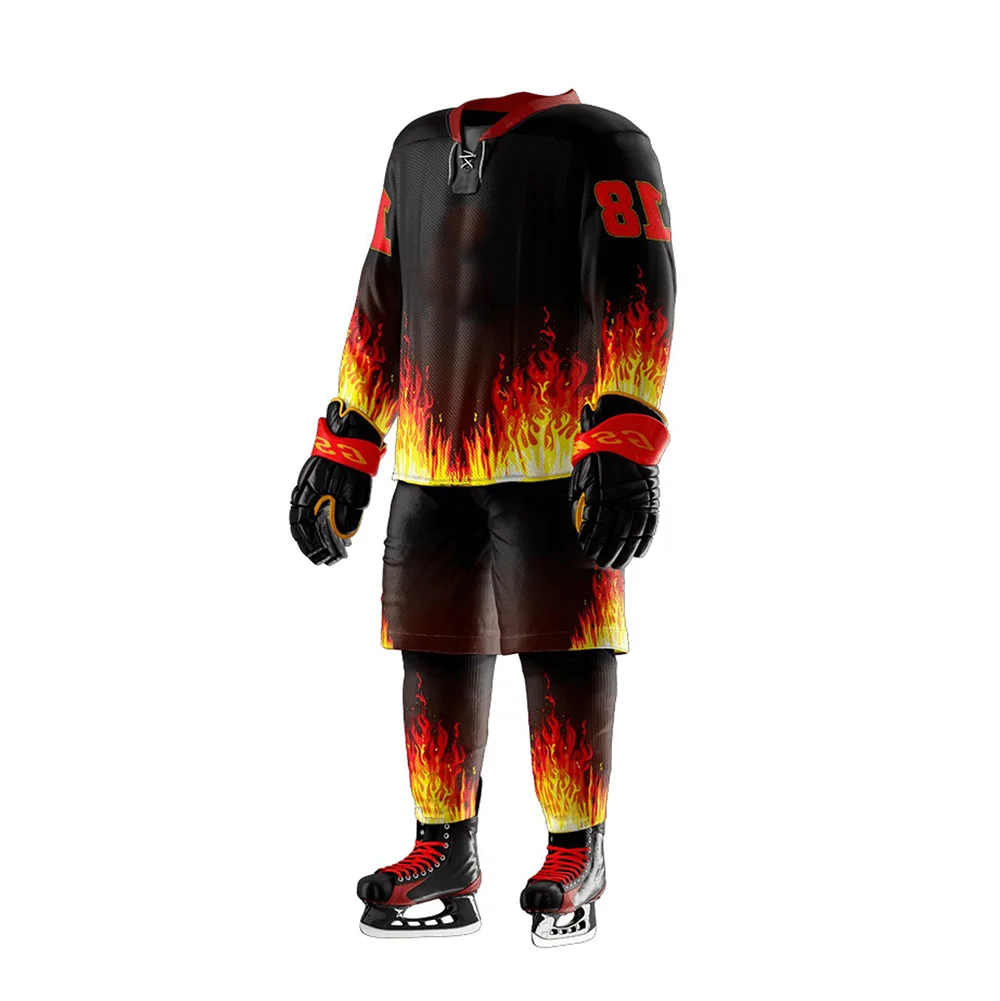 Wholesale Custom Logo Ice Hockey Jersey Multiple Hockey Equipment Ice Suit Long Jacket Hockey Jerseys