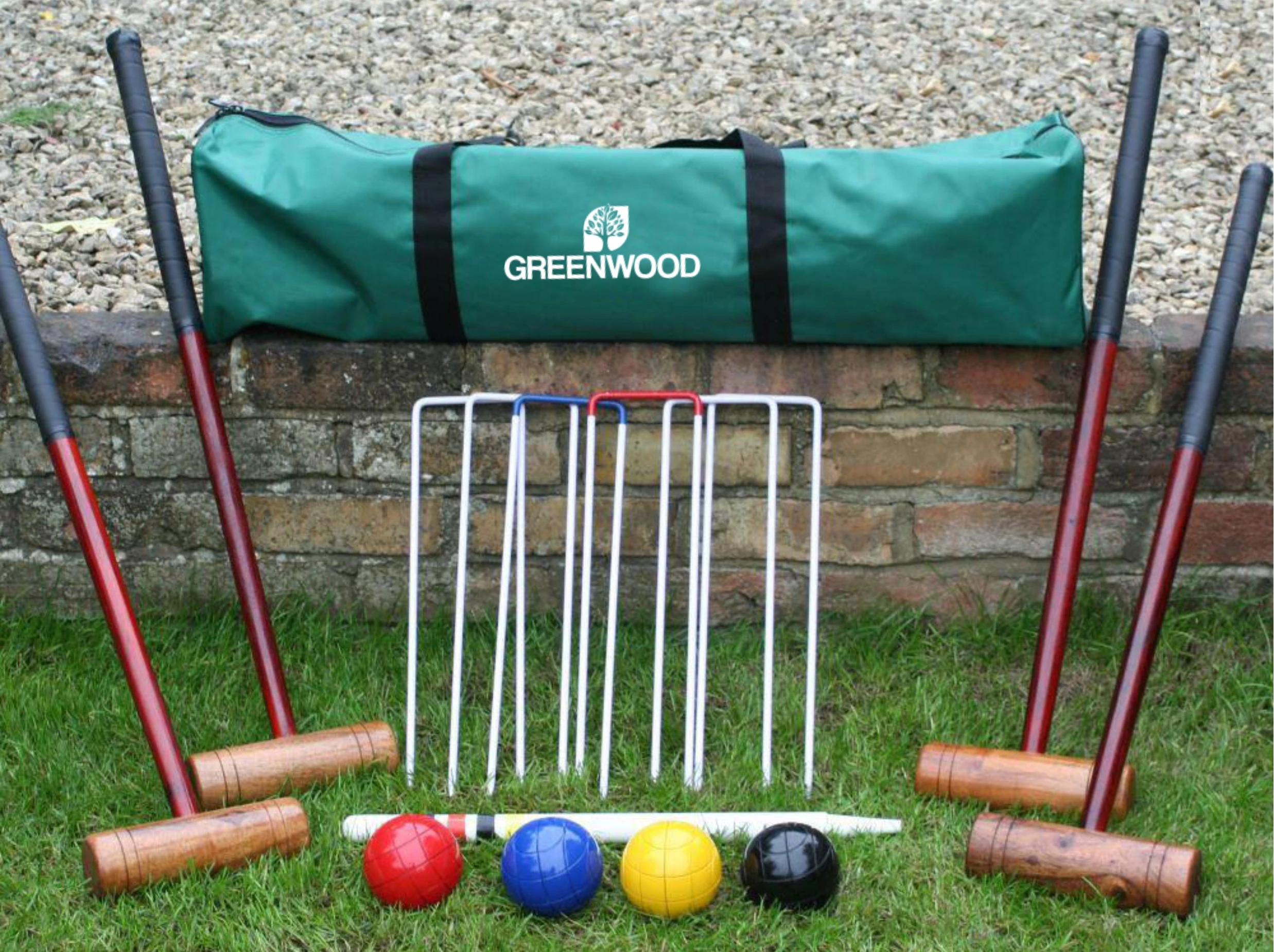 promotional or gift Croquet set  Customized size for all season wooden toy game indoor for kids