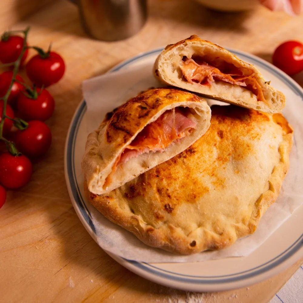 Упаковка из 3 - 33*20 см готовая соленая мягкая ветчина Calzone Panzerotto, Сделано в Италии, для ресторанов, отелей, уличной пищи, Horeca