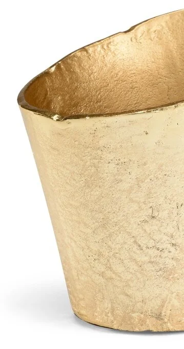 Beer Ice Bucket Gold Plated Raw Finishing Luxury Contemporary Design Modern Art Decorative Wine Cooler Ice Bucket Luxury Barware