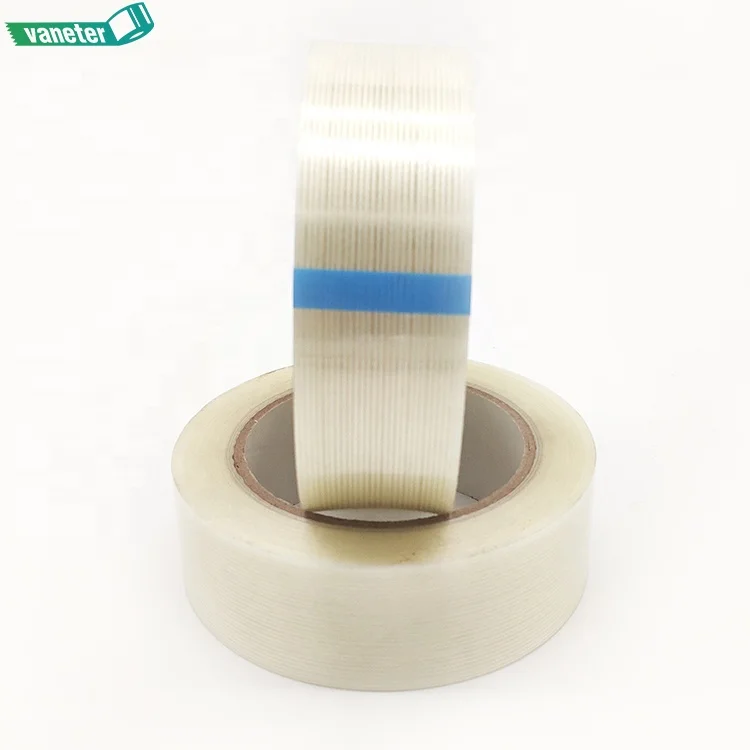 Heavy Duty Strong Packing Wrapping Strapping Fiberglass Tape,  Reinforced Cross Weave Filament Tape