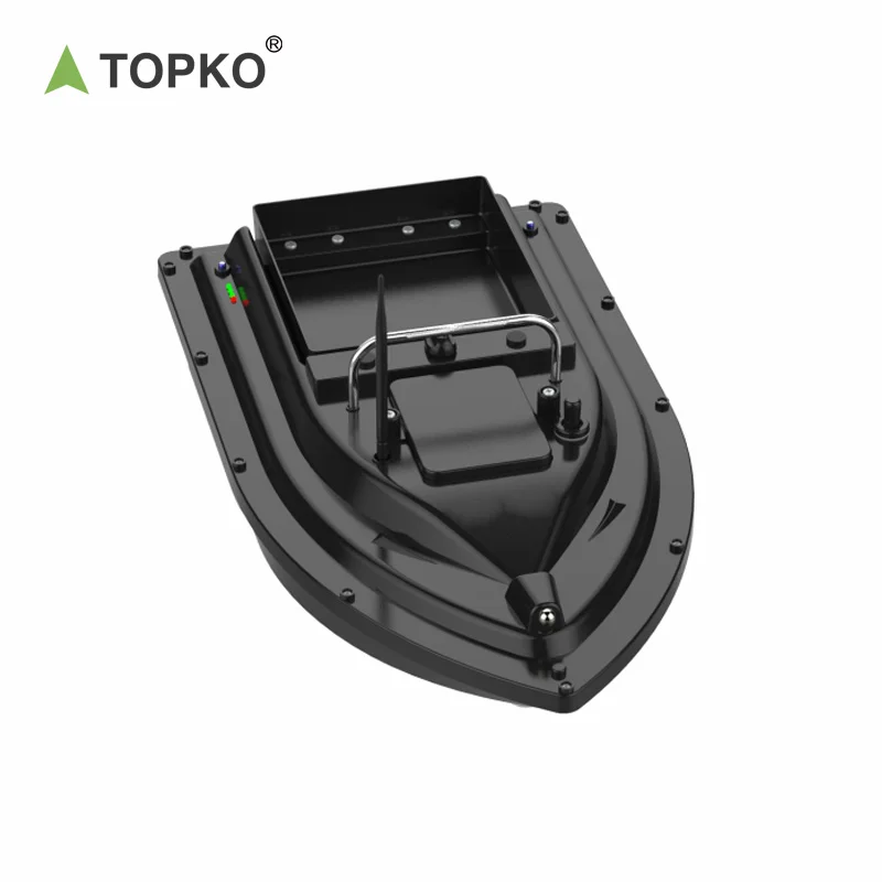 Topko Intelligent RC Bait Boat  gps Fishing Nesting Boat with Full Cabin Remote Control Large Power for Carp Nest Boat