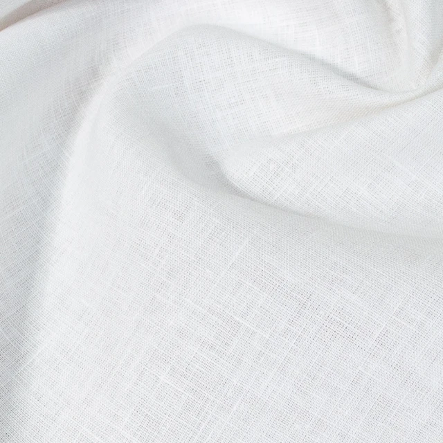Flax Linen Fabric Bleached 140GSM Flax Linen Fabric French Linen