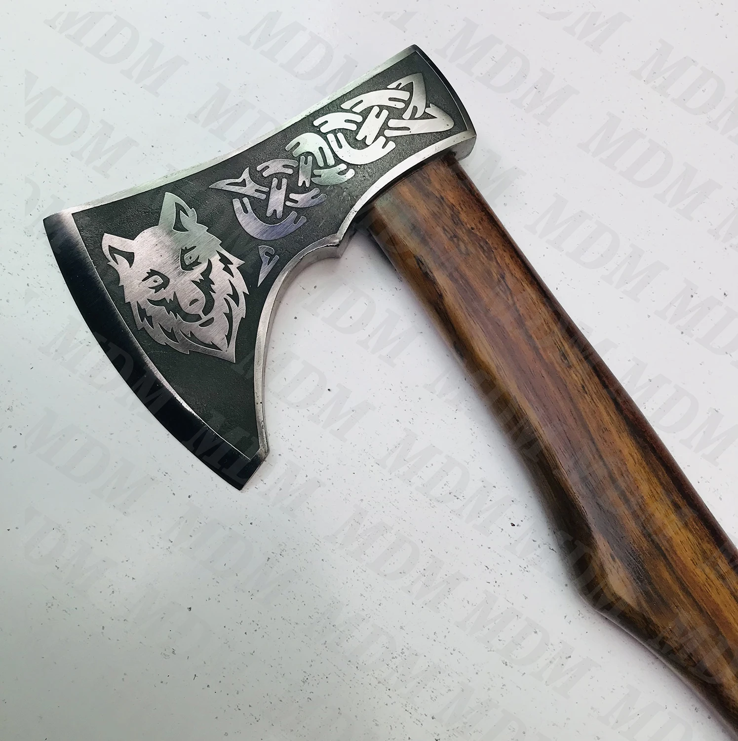 Custom Nordic axe Barbarian or Viking axe hand crafted LARP axe Medieval tomahawk