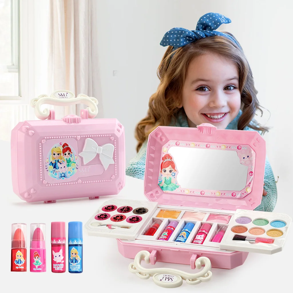 
Kids Educational STEAM Cosmetic Beauty Makeup Play Set Toys for Girls S22606 