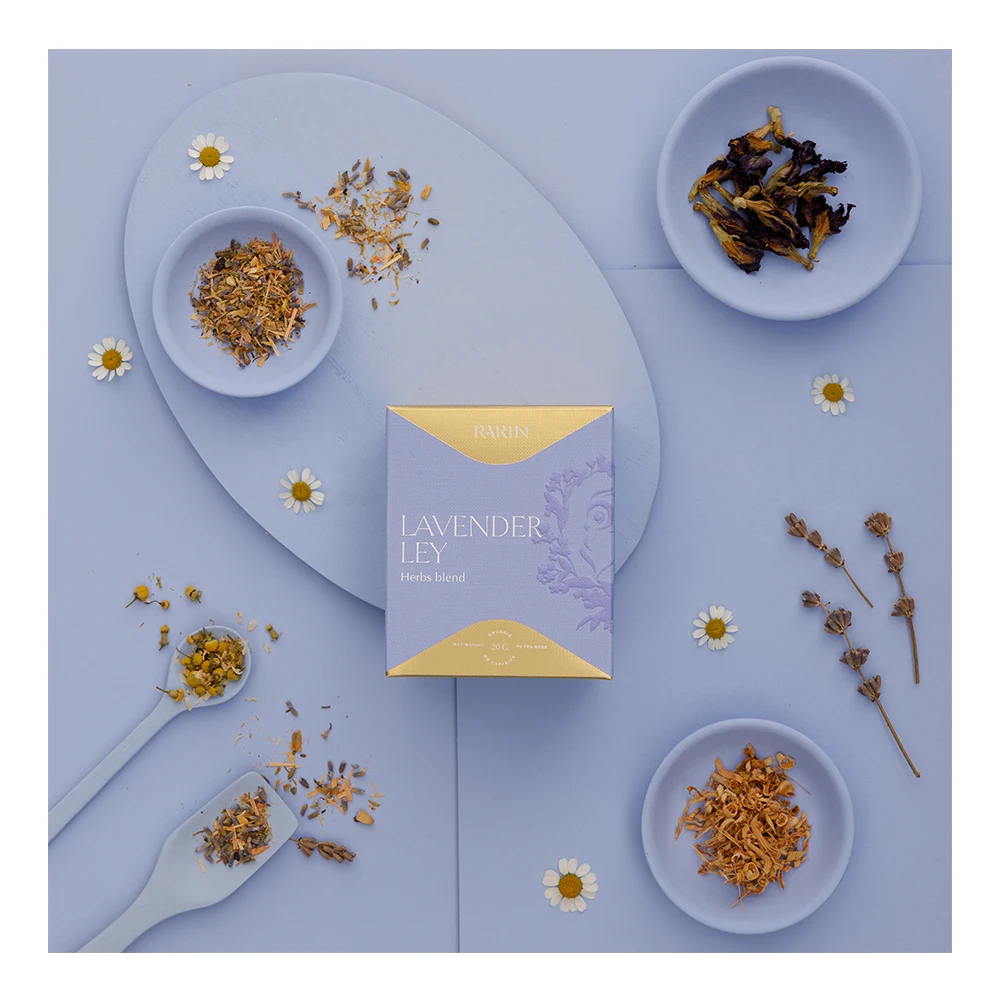  Лучший цветочный чай для лаванды Ley чайный пакет сделано в Таиланде
