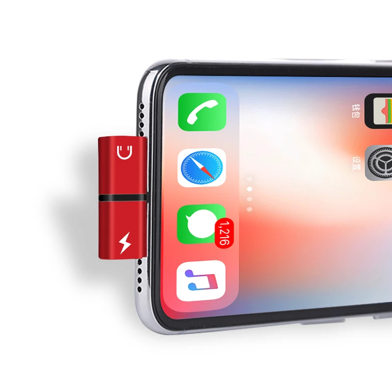  Разветвитель для наушников Aux аудио зарядка телефонный адаптер iPhone 11 Pro