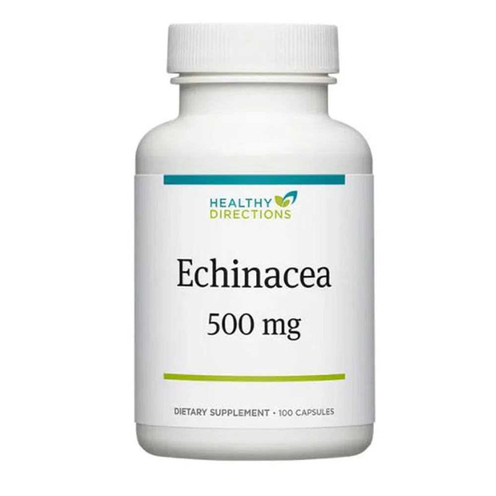 SPECIAL PRICE Healthy Directions Echinacea, 100 Capsules, 500 mg, Traditional Herb & Immune Booster Supplement