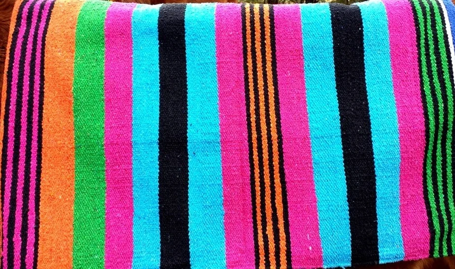 Custom High Quality cotton Western Horse Saddle Blanket Pad Navajo saddle blanket equestrian equipment outdoor sports foldable