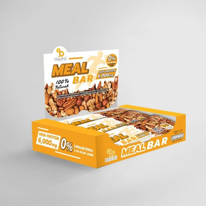 
Organic Energy Meal Bar High Fiber High Protein 6,000 mg No Cholesterol & Sugar Free (Product of Thailand) 