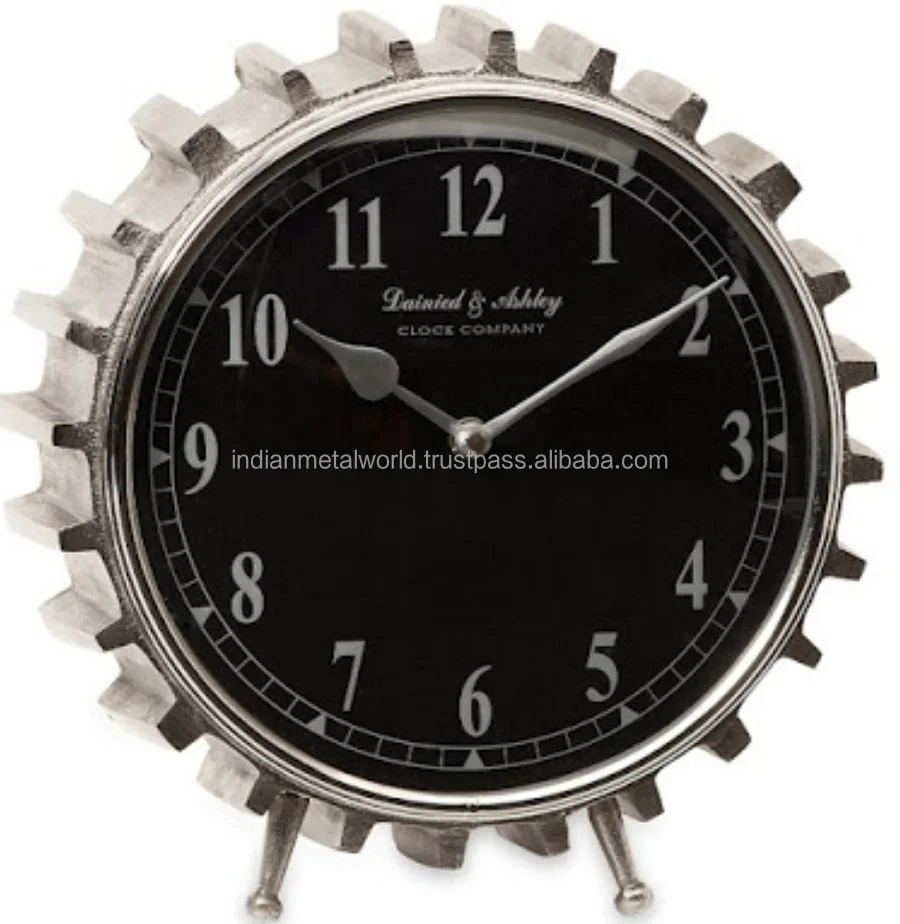 SHABBY ROUND WALL CLOCK CHIC MDF WOODEN HOME Vintage Bamboo White Antique Flower Decor Europe Box Window Style Living Packing