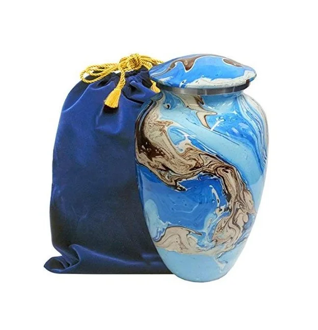 Хит продаж урна для кремации взрослых уникальная погребальная производитель из Индии