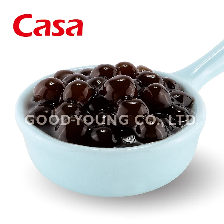 3kg HALAL Certification Bubble Pearl Milk Tea Ingredients Instant Bubble Tapioca Boba Pearls