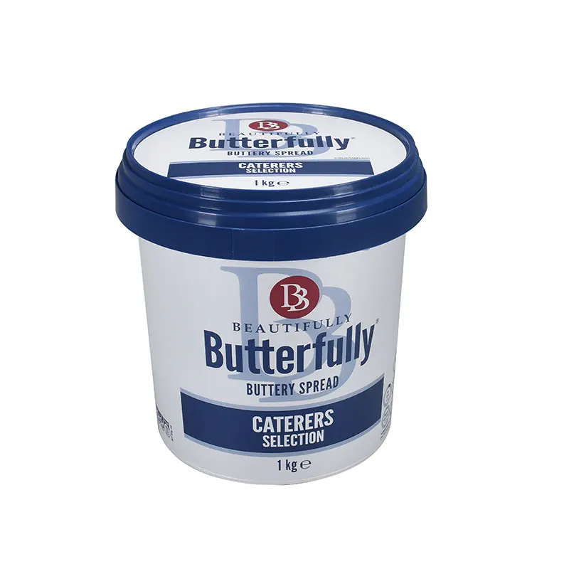 1L round IML yogurt bucket greek packaging pp bucket 1L yogurt plastic tub plastic bucket  tub dairy elight yogurt tub