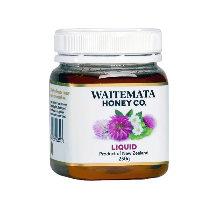 Pure Natural Honey 250g Liquid New Zealand Honey For Sale Packing Bottle Sweet Bee Products
