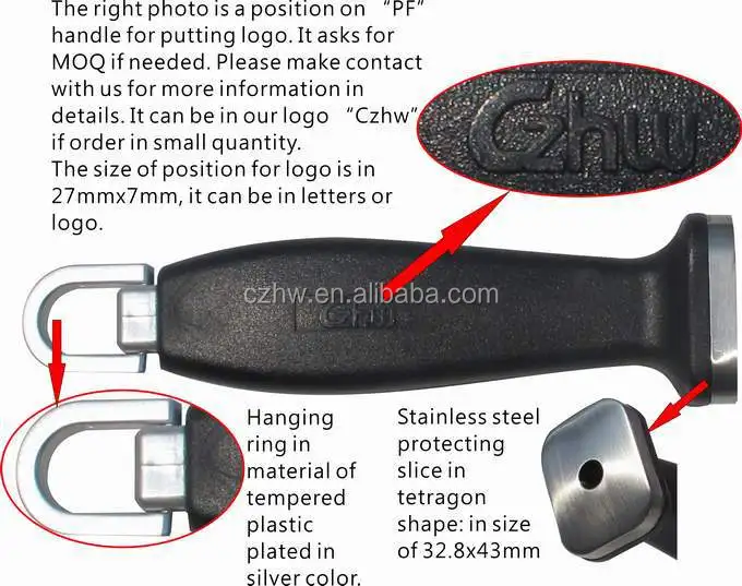 
Honing rod Sharpening steel HRC65 knife sharpener 
