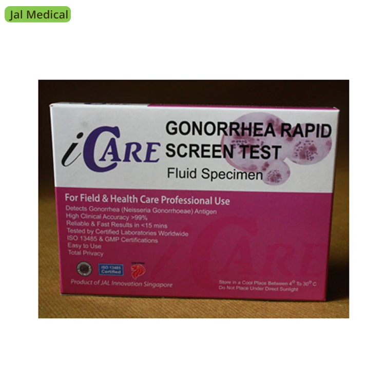Цена по прейскуранту завода-изготовителя, высококачественный одноэтапный антигенный испытательный Тип гонореи, быстрый тест-комплект от производителя