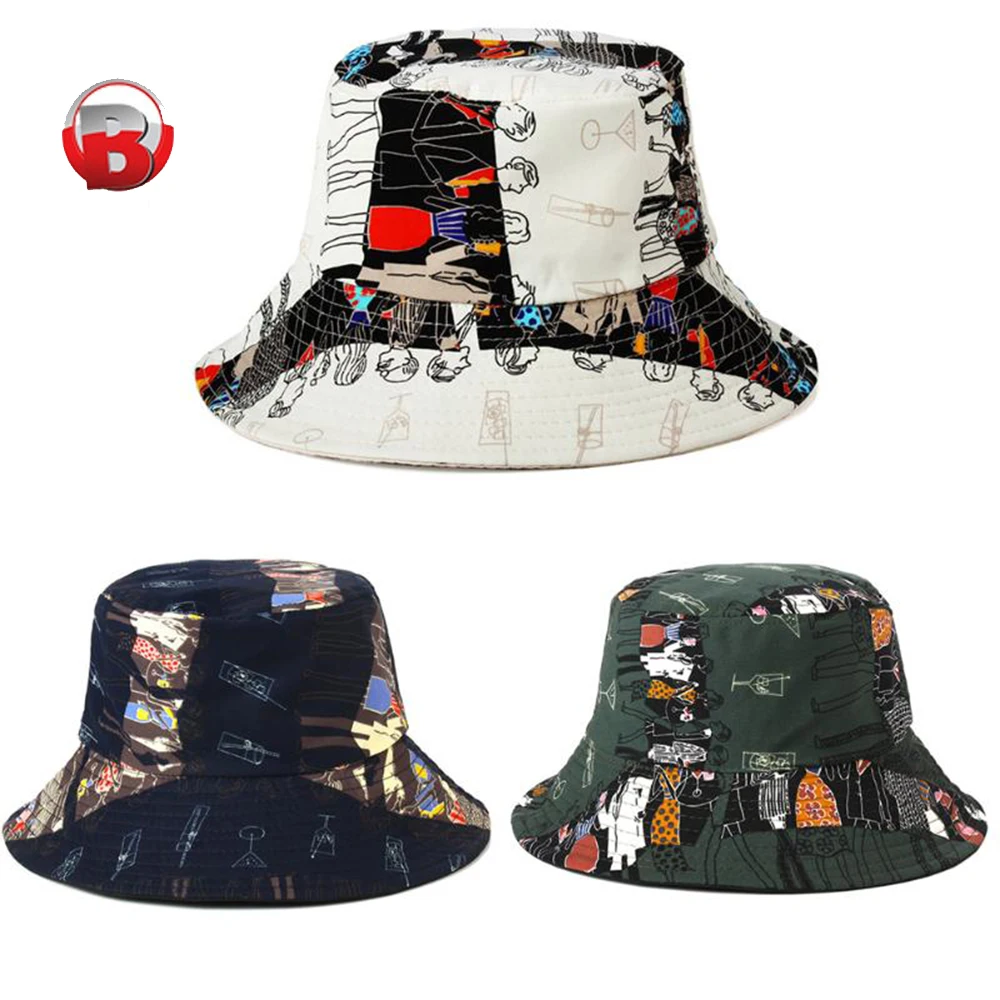 
Custom Embroidered Foldable Beach Sun Fisherman granny cap Outdoor Cap Men and Woman Hot sale products 