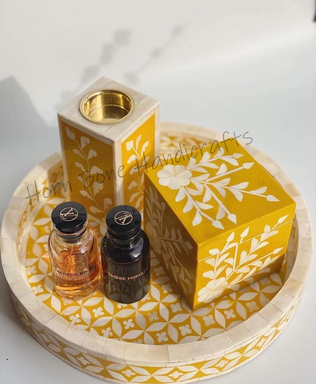 Handmade in India Pearl Inlay Charcoal Bakhoor Incense Burner Mother of Pearl Madkhan Ramadan and Eid Giveaways Fragrance Burner