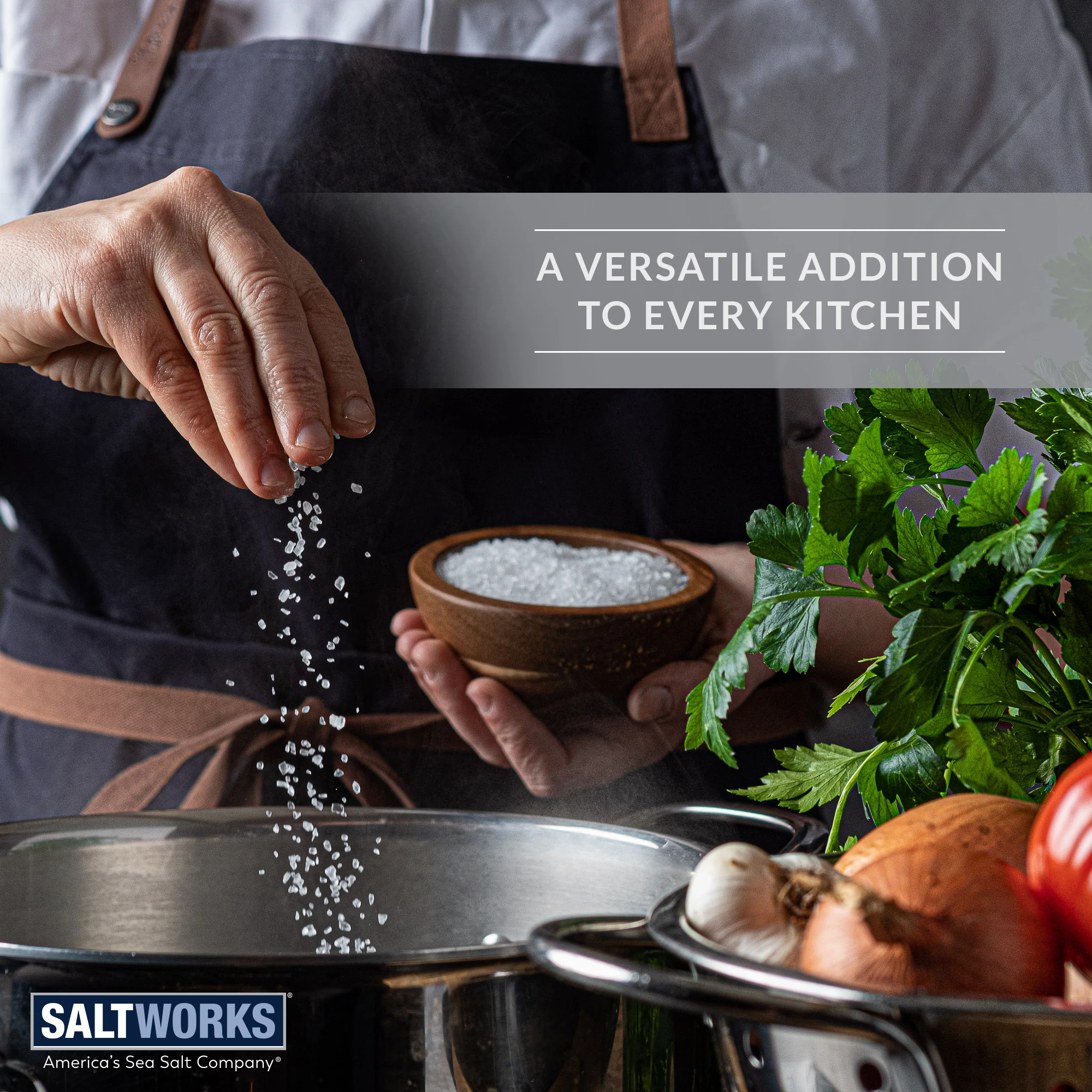 SaltWorks Pure Ocean Premium Sea Salt, Bulk Gourmet Salt