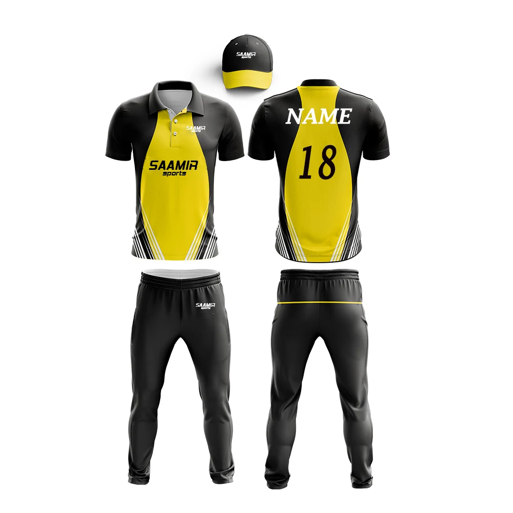 Custom Cricket Team Wear Color Combo / Custom Cricket Uniform Kit Tshirt and Trouser with Custom Design
