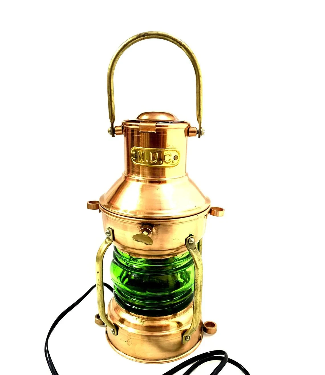 Maritime Ship Decorative Hanging Lamp Electric Boat Light for Wall Use Glass Home Style Desktop Lantern and Handicrafts