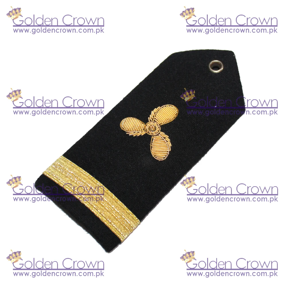 Marine Shoulder Board Pro Merchant puller Engineers Propeller & 1 Stripe | merchant navy marine shoulder boards