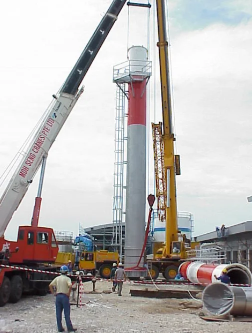 Singapore Warranty 12 Months 316L Free Standing Stainless Steel Boilers Chimney Industrial