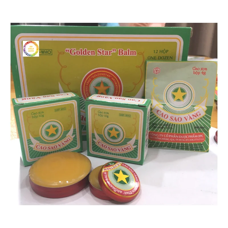 Vietnam Golden Star Aromatic Balm Help To Refresh Headache Dizziness And Ease The Bite Of Insects
