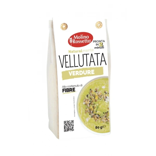 All natural organic vegetable instant soup, made in Italy
