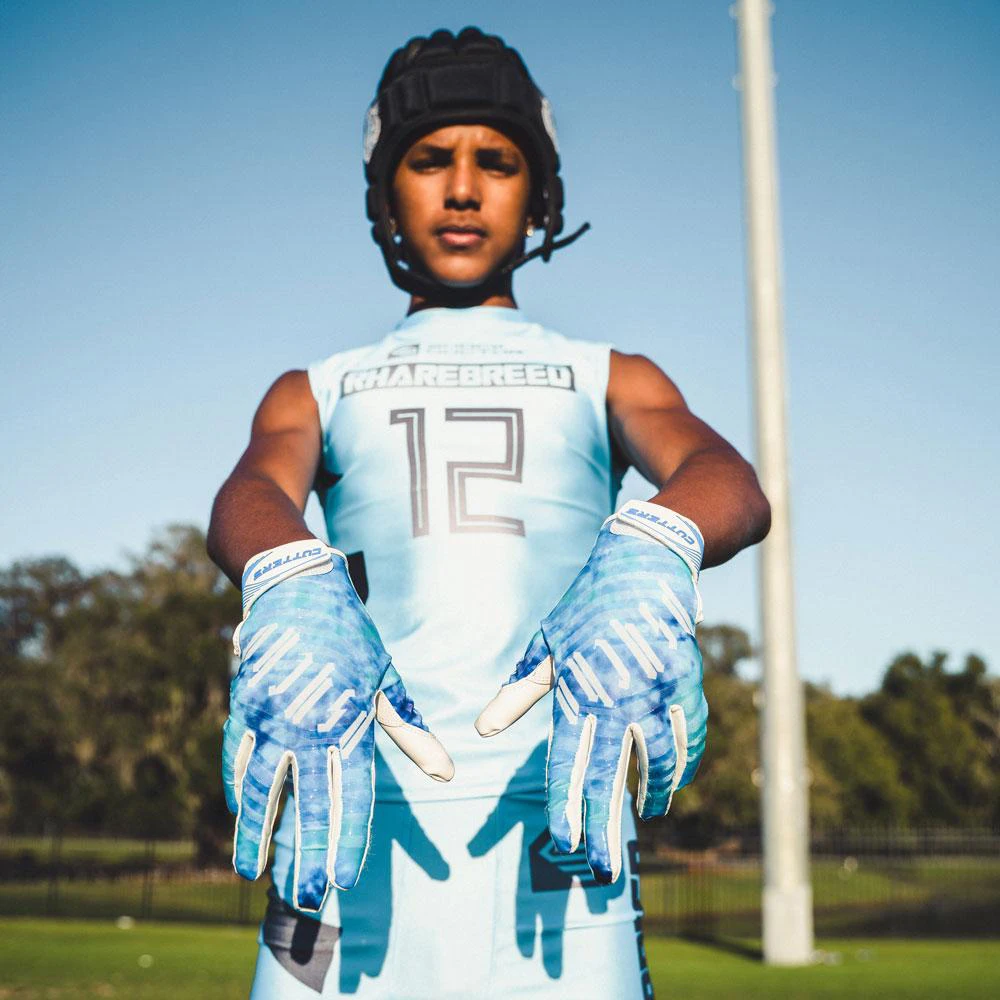 Удобные прочные гибкие и воздухопроницаемые перчатки для американского футбола