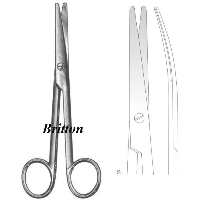 
HIGH QUALITY SURGICAL SCISSOR MAY STILLE 15 CM CURVED 