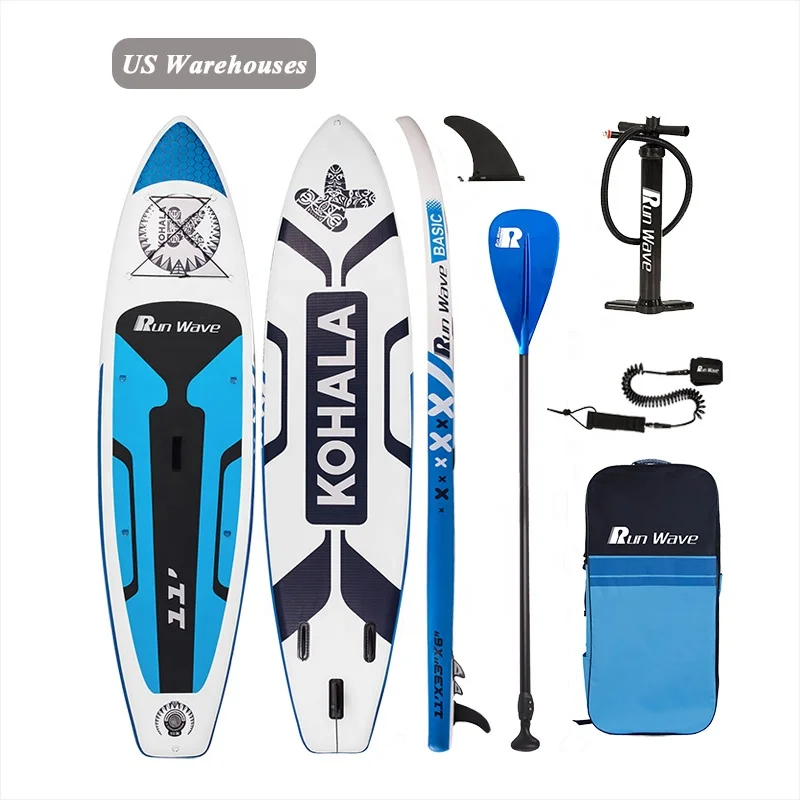 Run Wave Wholesale Cheap Light PVC inflatable boogie  Inflatable Sup Paddle Board for water sports sup