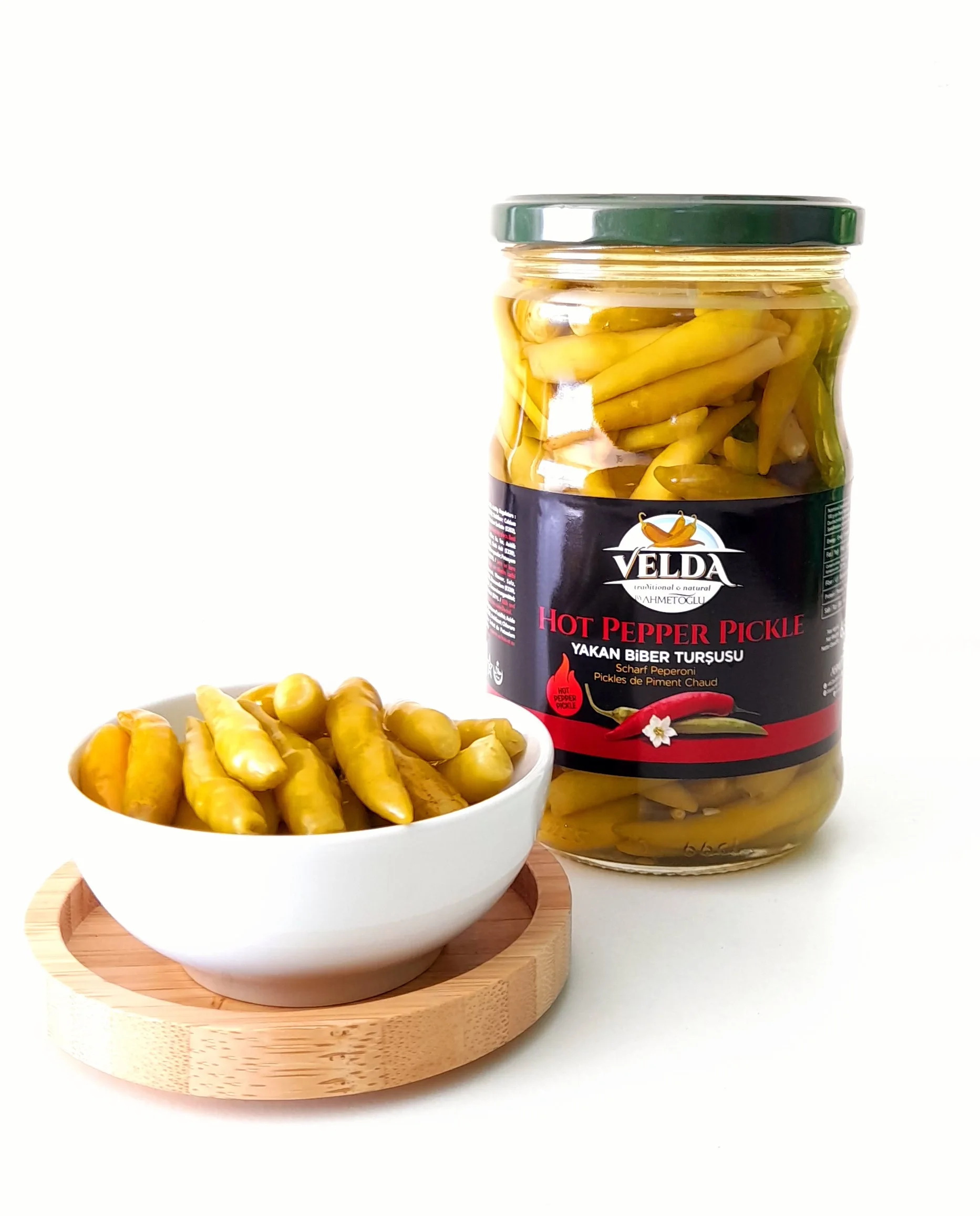 Best Price Wholesale Product - Hot Pepper Pickles - 660 CC Glass Jar