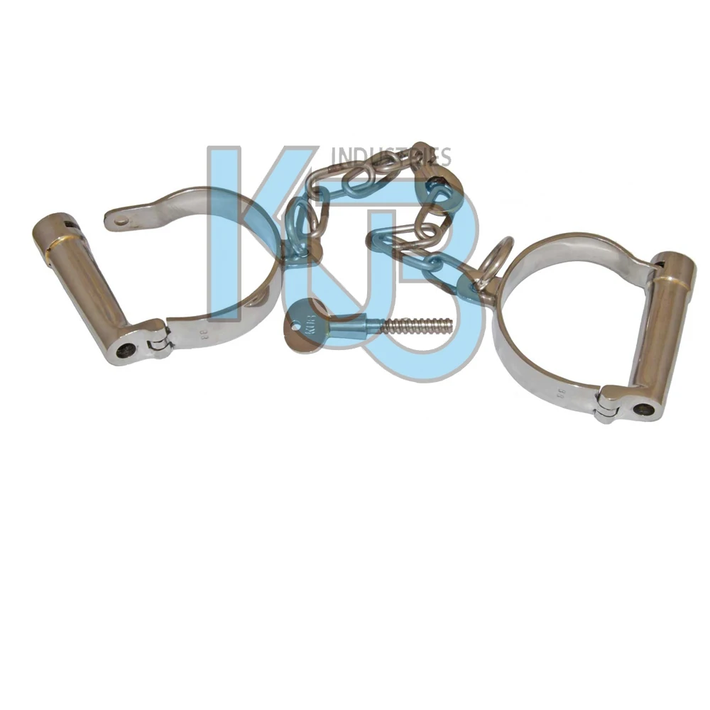 KUB Police Handcuffs Folding Metal Handcuffs High Quality Carbon Steel Police Duty 300 20g Industry Non Adjustable PK