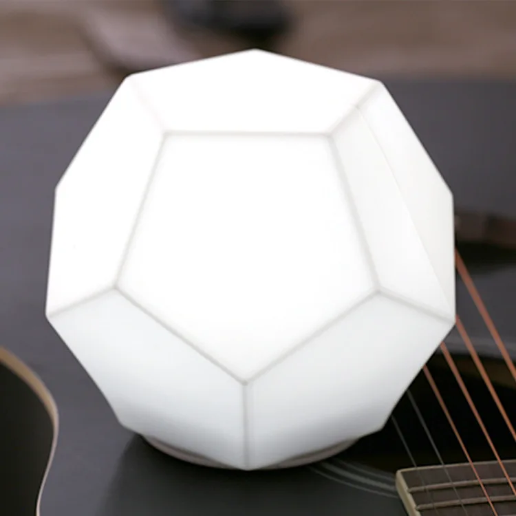 waterproof lightweight cute colorful water cube silicone night light charging  for baby for sleeping