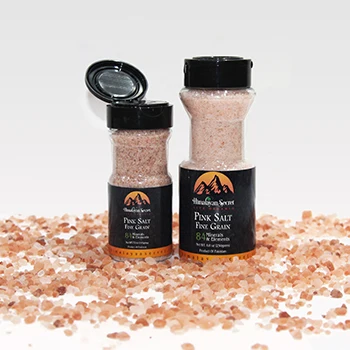 Гималайская темно-Розовая Соль с мелким зерном (0 20 ~ 0 50 сетка) Шейкер какао (250