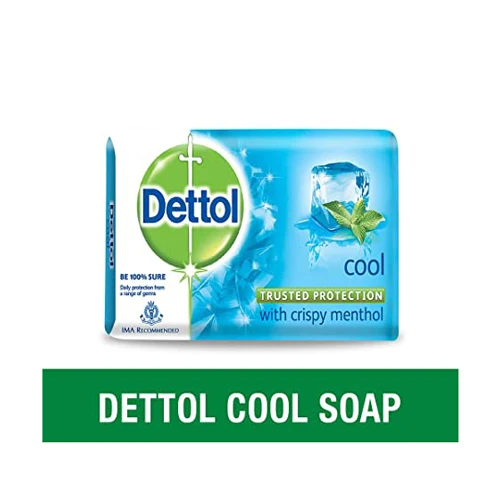Dettol Soap Value Pack, Cool (3 Pieces)DAILY PROTECTION Bathing soap Germ Production for Complete Skin Care Soap- 125 g
