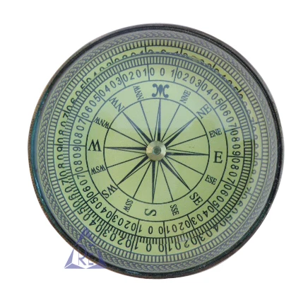 Maritime Brass Compass Map Reader Lens Spencer Compass Antique Brass Pocket Compass Free magnifier keychain Personalized