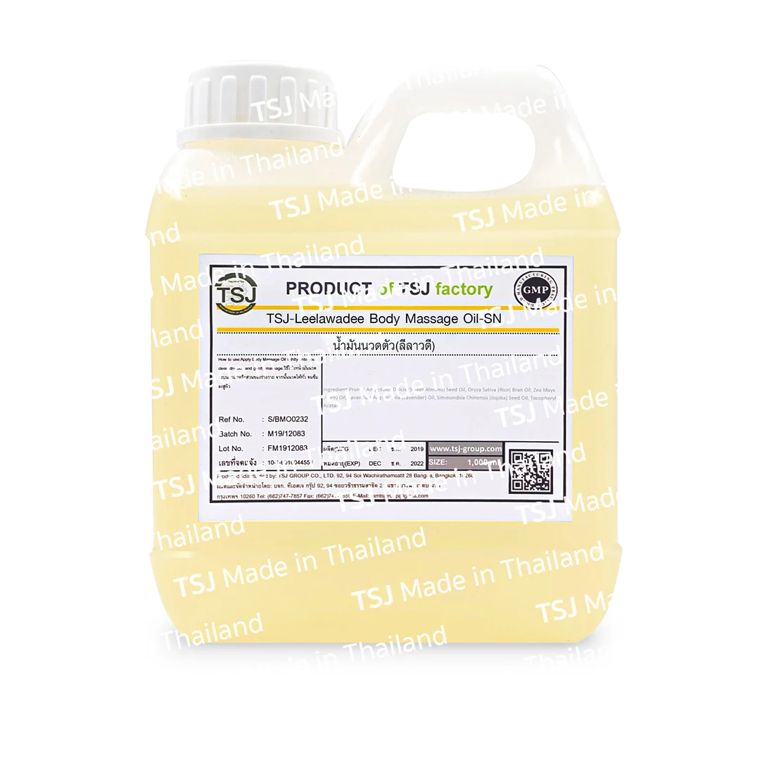 
TSJ Leelawadee(Frangipani) Body Massage Oil Professional Size 1000 ml 
