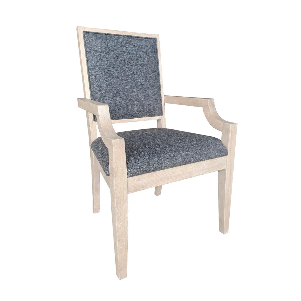 Professional Vietnam Supplier Modern Luxury Chair Fabric Solid Wood Dining Table Set