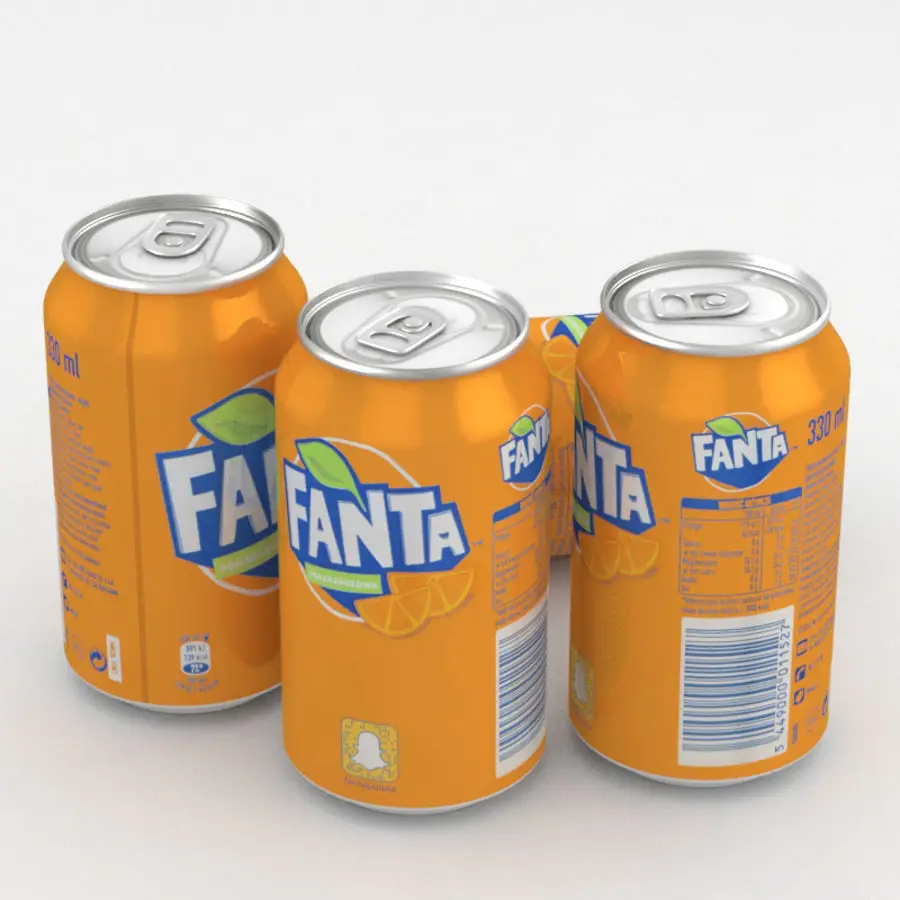 Viet Nam Supplier Fanta Soft Drink Energy Drink Orange 330Ml Cans for Sale