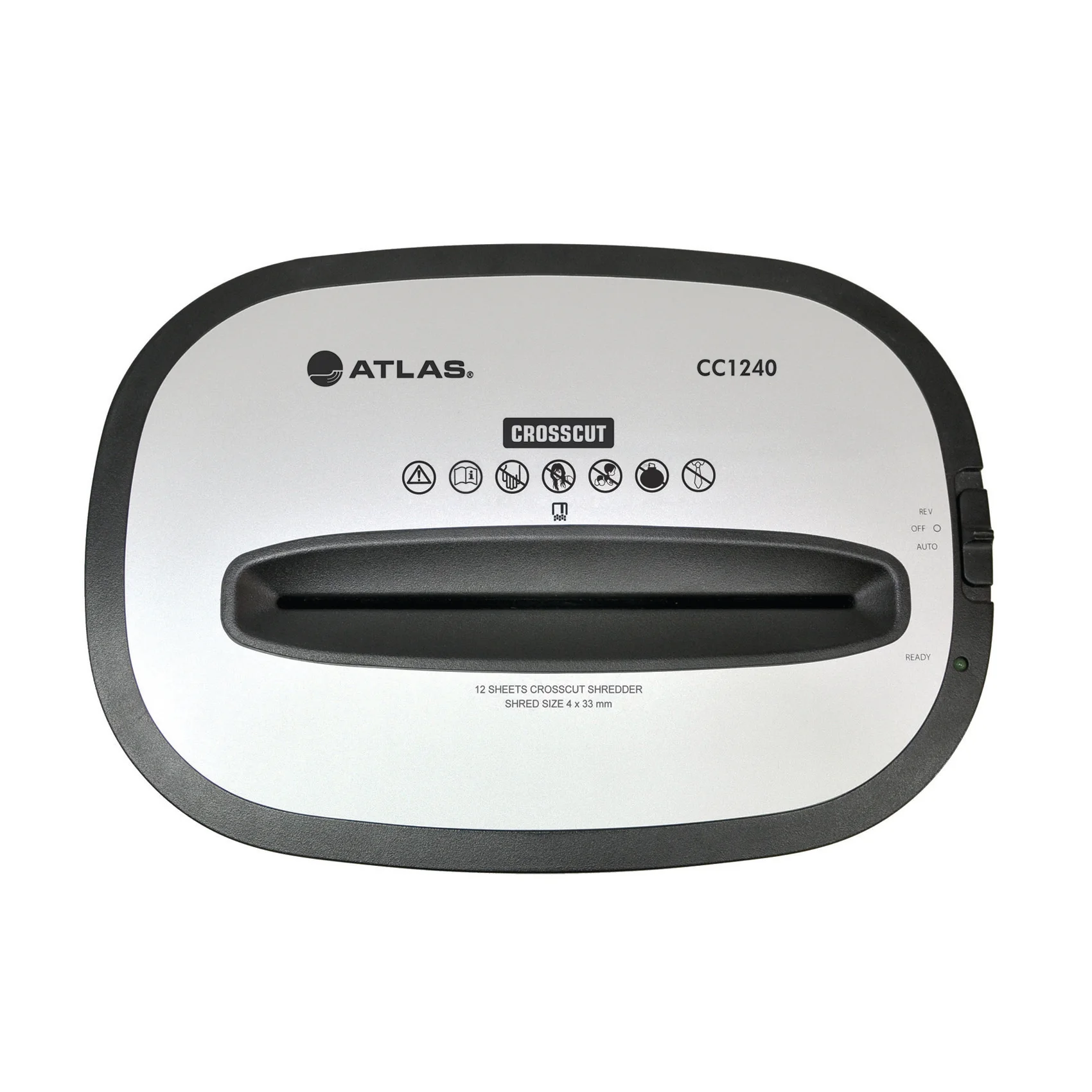 Destructor 1240 4x33mm 240V 12sheet heavy duty shredders with Auto Start / Stop and reverse function Quite & Fast