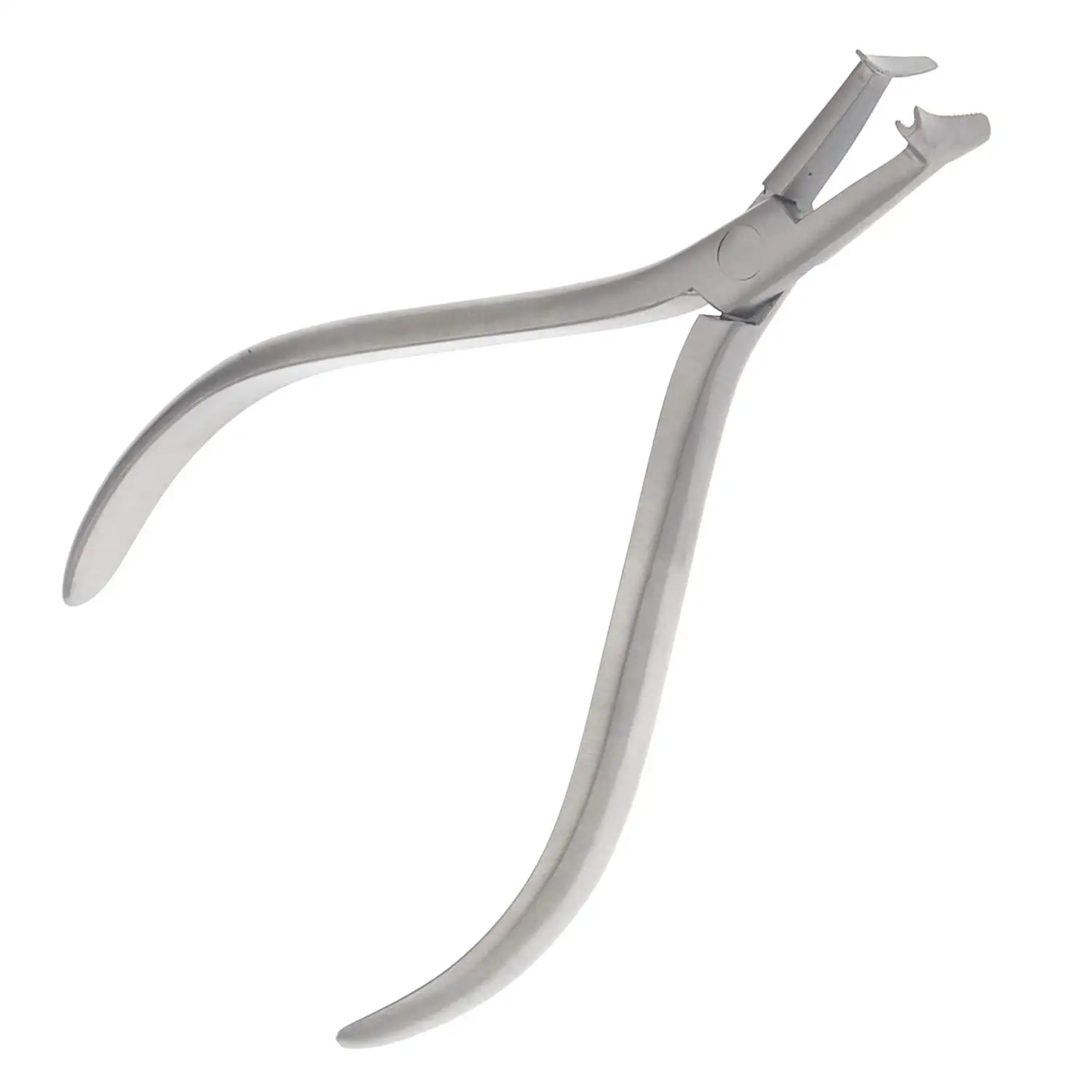 professional dental slim hammer head plier serrated tip niti cinch back wire forming pliers stainless steel