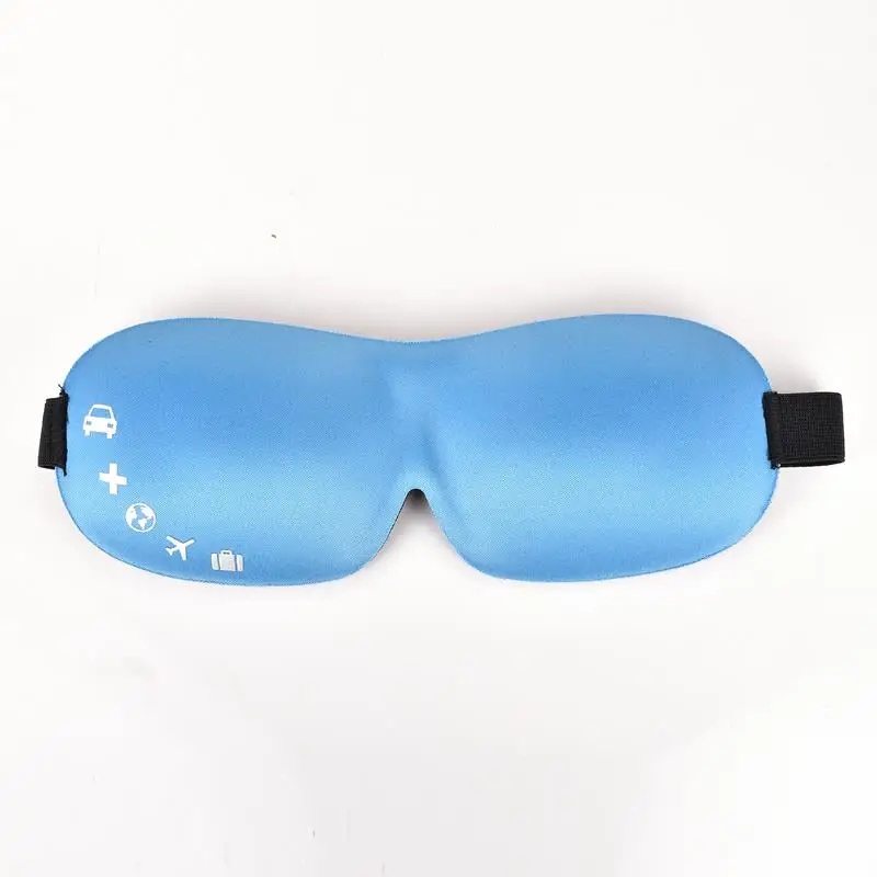 REACH Passed Plain Color Foldable and Portable Lightweight Contoured 3D Blackout  Molded Sleepmask for Travel