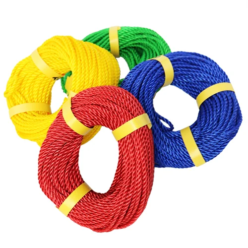PP/PE Danline Cotton Plastic Polyester Polyamide Nylon Rope Strand Marine Polypropylene Polyethylene High Quality 3/4/8/12